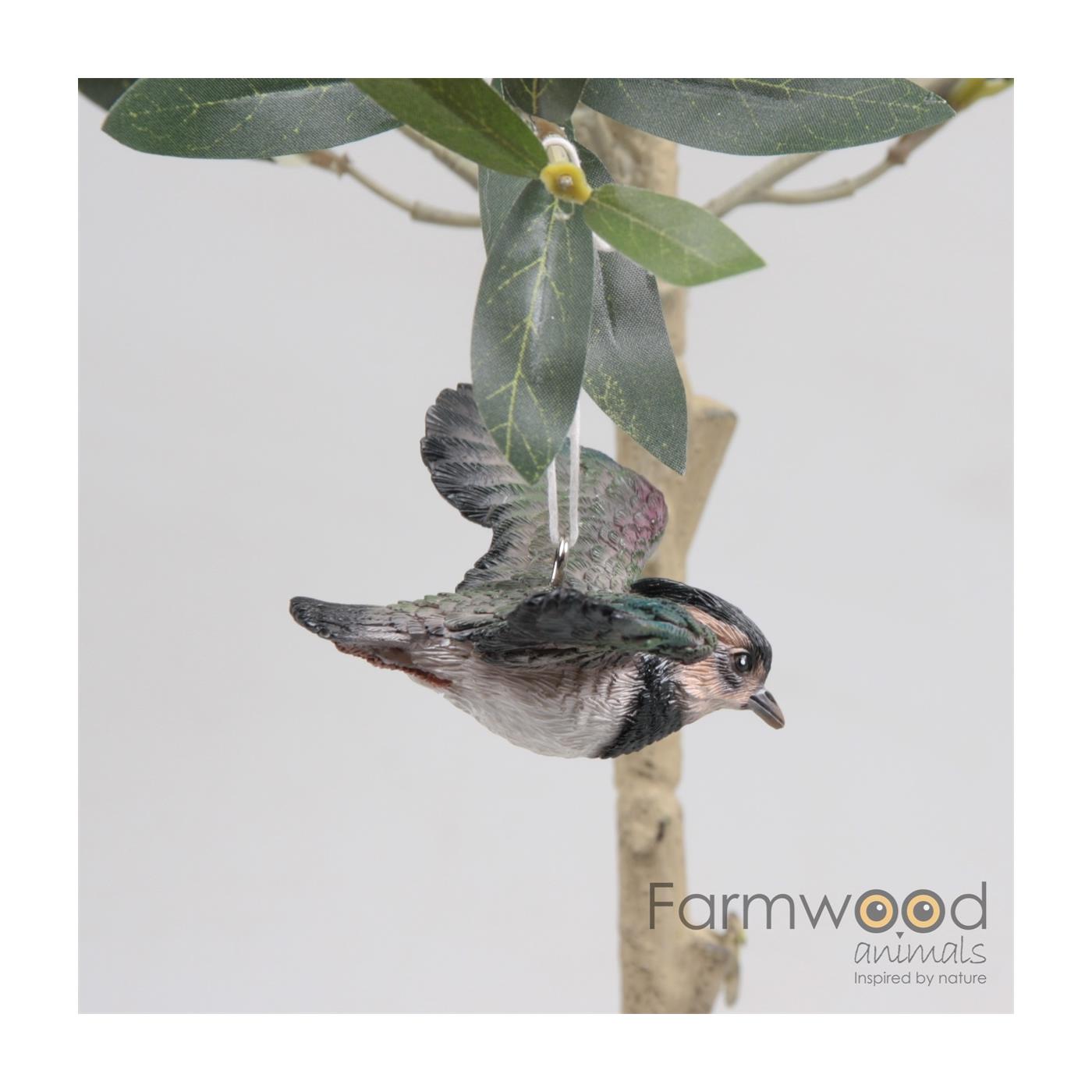 Vogel kievit vliegend Polyresin | Farmwood Animals