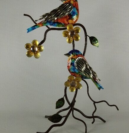 Vogeltjes op tak multicolor | Sam. B.V.