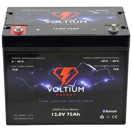 Voltium 12V 75AH Lithium Accu | Voltium Energy