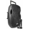 Vonyx AP1500PA Mobiele 15" speaker op accu 800W met microfoons
