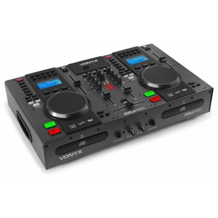 Vonyx CDJ450 Dubbele CD/USB mp3 speler en mixer met Bluetooth | Vonyx