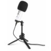 Vonyx CM320W USB studio microfoon met tafelstandaard - Wit | Vonyx