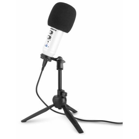 Vonyx CM320W USB studio microfoon met tafelstandaard - Wit | Vonyx