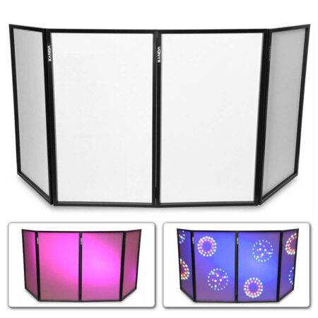Vonyx DB2 inklapbaar DJ booth scherm - 280 x 120cm totaal | Vonyx