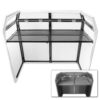 Vonyx DB3 DJ Booth met zwarte en witte Lycra doeken | Vonyx