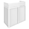 Vonyx DB4W DJ booth - Witte DJ booth inklapbaar - 1 Meter breed - Met | Vonyx