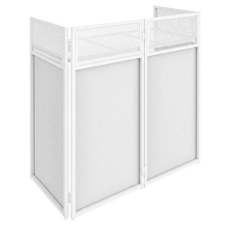 Vonyx DB4W DJ booth - Witte DJ booth inklapbaar - 1 Meter breed - Met | Vonyx