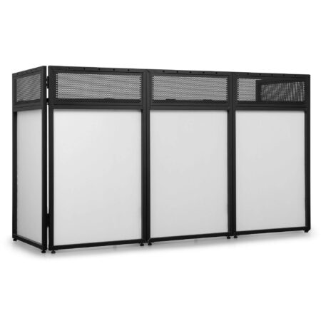 Vonyx DBA200 DJ booth pro - Grote DJ booth opvouwbaar - Met draagtas | Vonyx
