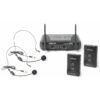 Vonyx Headset draadloos microfoonsysteem 2-kanaals VHF STWM712H | Vonyx