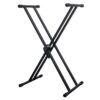Vonyx KBS03 Keyboardstandaard met dubbel X-frame - Voor keyboards en | Vonyx