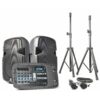 Vonyx PSS302 Speakerset - PA systeem met 2 speakers en standaards - | Vonyx