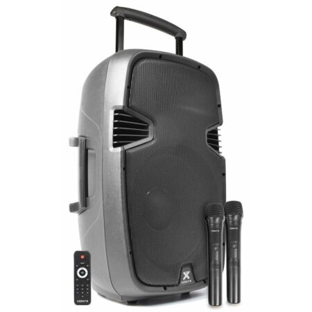 Vonyx SPJ-PA915 Mobiele speaker 15" 700W op accu met Bluetooth en USB | Vonyx