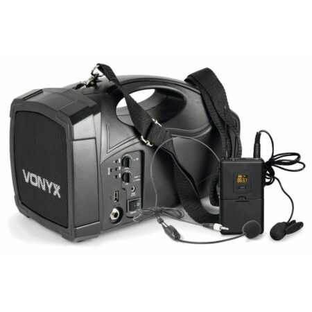 Vonyx ST012 draagbaar PA systeem met draadloze headset microfoon | Vonyx