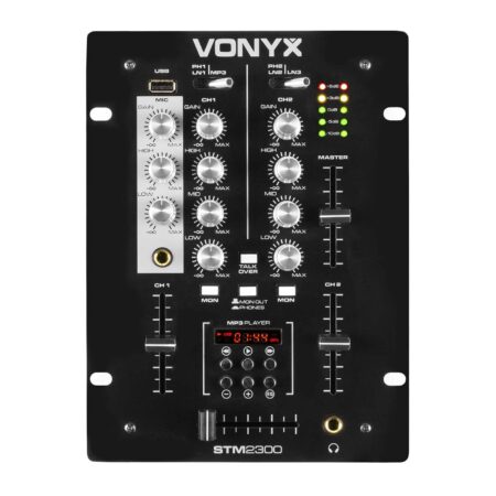Vonyx STM-2300 Mixer 2-Kanaals / USB MP3 | Vonyx
