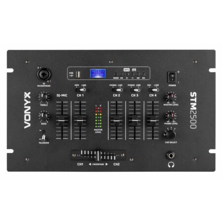 Vonyx STM2500 Mengpaneel 5 kanaals met USB
