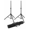 Vonyx Universele Luidsprekerstatief Set met Draagtas | Vonyx