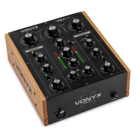Vonyx VDJ250 Rotary mixer - 2 kanaals mengpaneel - Analoge mixer - | Vonyx