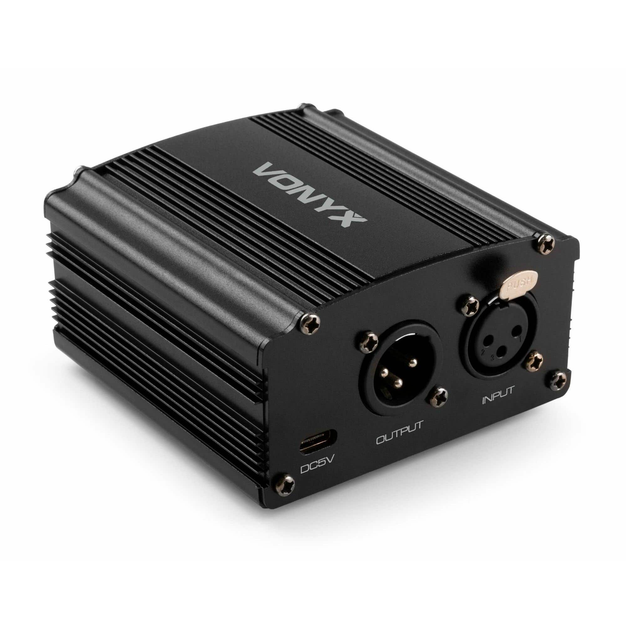 Vonyx VDX10 universele fantoomvoedingadapter 48 volt - USB-C - | Vonyx