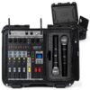 Vonyx VMA106 Mixer in stevige flightcase - Met 2 UHF draadloze | Vonyx