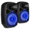 Vonyx VPS082A geluidsinstallatie 400W met Bluetooth en LED's | Vonyx