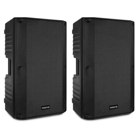 Vonyx VSA120S actieve speakerset met Bluetooth - Stereo set - 12 Inch | Vonyx