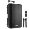 Vonyx VSA700 ABS 15" portable speaker met Bluetooth en 2x draadloze | Vonyx
