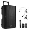 Vonyx VSA700-BP portable speaker met Bluetooth en draadloze microfoon | Vonyx