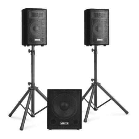 Vonyx VX1015BT Geluidsinstallatie - Complete set met Bluetooth - 2.1 | Vonyx