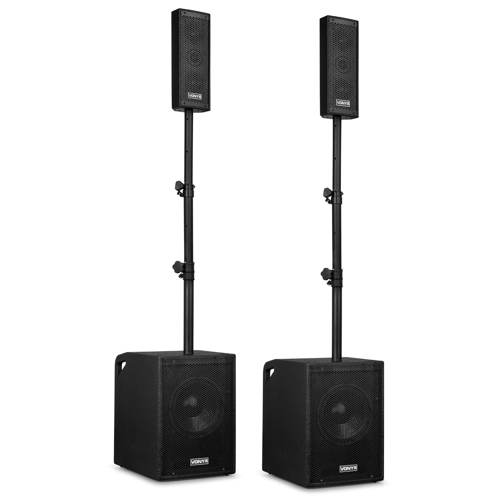 Vonyx VX1020BT Actieve speakerset - Geluidsinstallatie met Bluetooth - | Vonyx