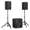 Vonyx VX1218BT Geluidsinstallatie - Complete set met Bluetooth - 2.1 | Vonyx