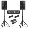 Vonyx VX210 Complete geluidsinstallatie voor zang - 2x 10 inch | Vonyx