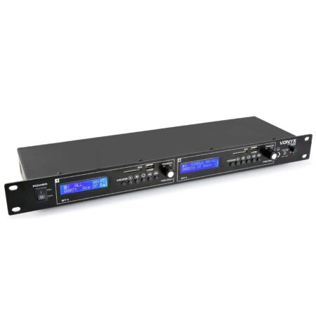 Vonyx VX2USB MK2 dubbele media speler met 2x Bluetooth en 2x USB/SD | Vonyx