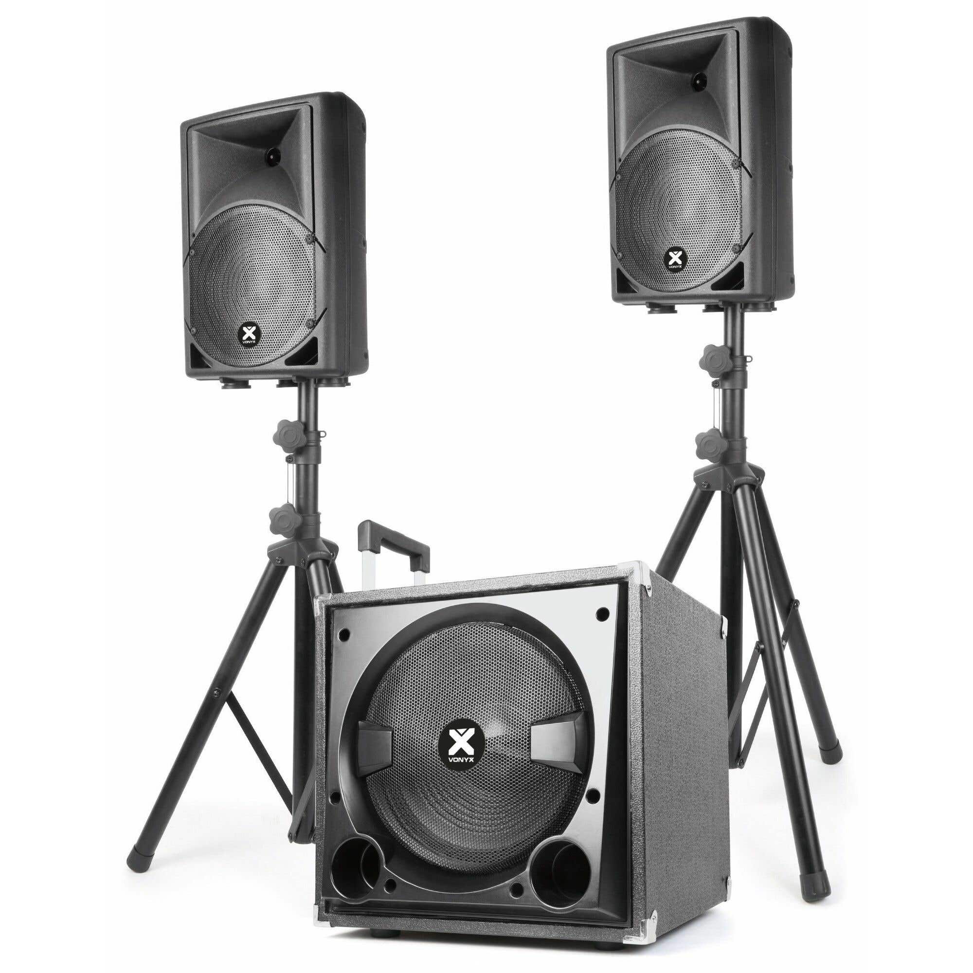 Vonyx VX800BT 2.1 Actieve speakerset - Speakerset met Bluetooth - 800W | Vonyx