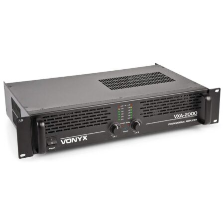 Vonyx VXA-2000 PA versterker 2x 1000W met Brugschakeling | Vonyx