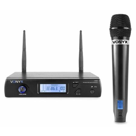 Vonyx WM61 draadloze microfoon UHF - 16 kanaals | Vonyx