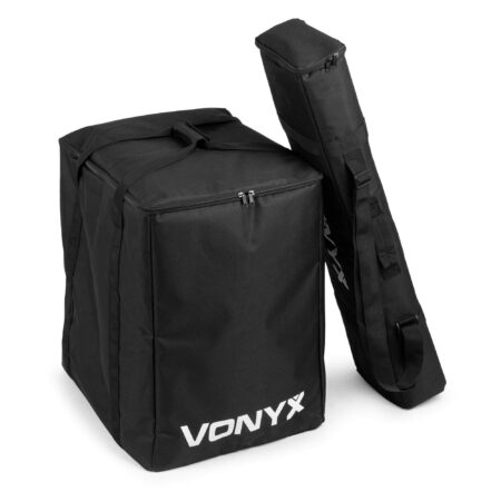 Vonyx beschermhoes set voor VX808 actieve kolom luidspreker - Zwart | Vonyx