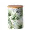 Voorraadpot Jungle bladeren wit Medium |