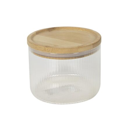 Voorraadpot boro lines Ø11x9cm | Merkloos