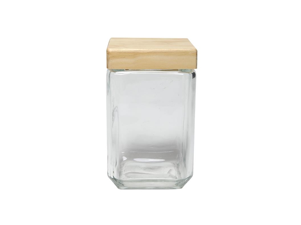 Voorraadpot glas 11x11xh18