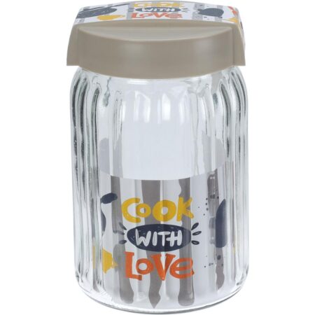 Voorraadpot glas 1400ml deksel | Excellent Houseware