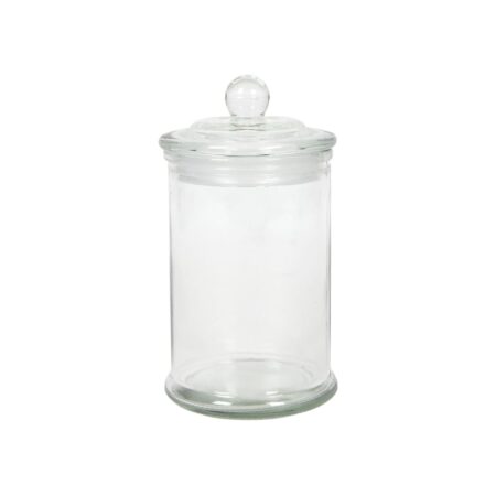Voorraadpot glas knop Ø8x14