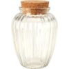Voorraadpot glas met kurk deksel 280ml | Excellent Houseware