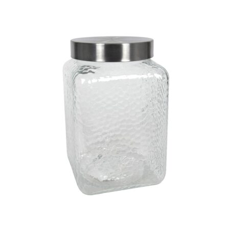 Voorraadpot glas vierkant 2450ml | Merkloos
