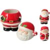 Voorraadpot kerstman 21cm aardewerk | Home & Styling