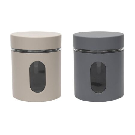 Voorraadpot zand of grijs mat 0.6L | Kitchen Tools