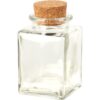 Voorraadpotje glas met kurk deksel 80ml | Excellent Houseware