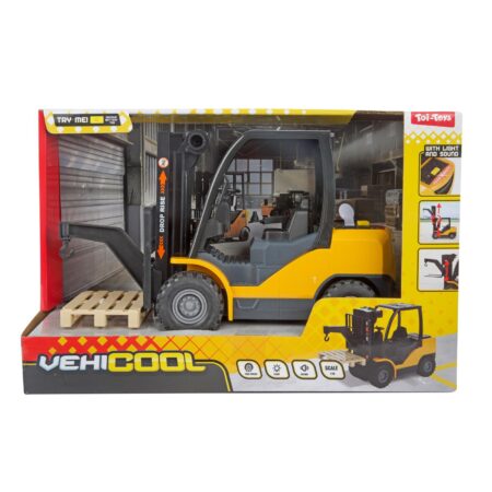 Vorkheftruck 26cm frictie +L-G + pallet | Toi-Toys
