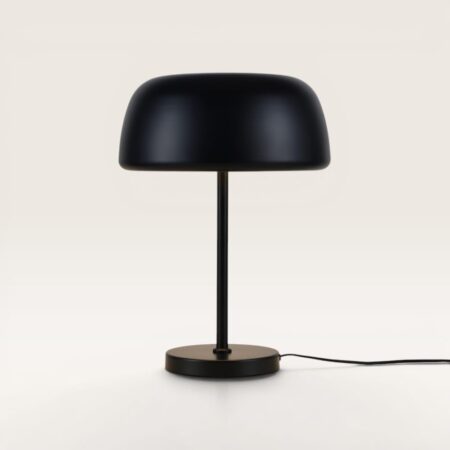 Voryn - Zwarte Tafellamp Modern 50 cm - Klassiek design - Salon taffellamp - E27 fitting - Met aan/uit-schakelaar - Metaal | LUSENZ
