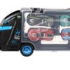 Vrachtwagen 28cm met 4 auto's 33x12x7cm | Merkloos