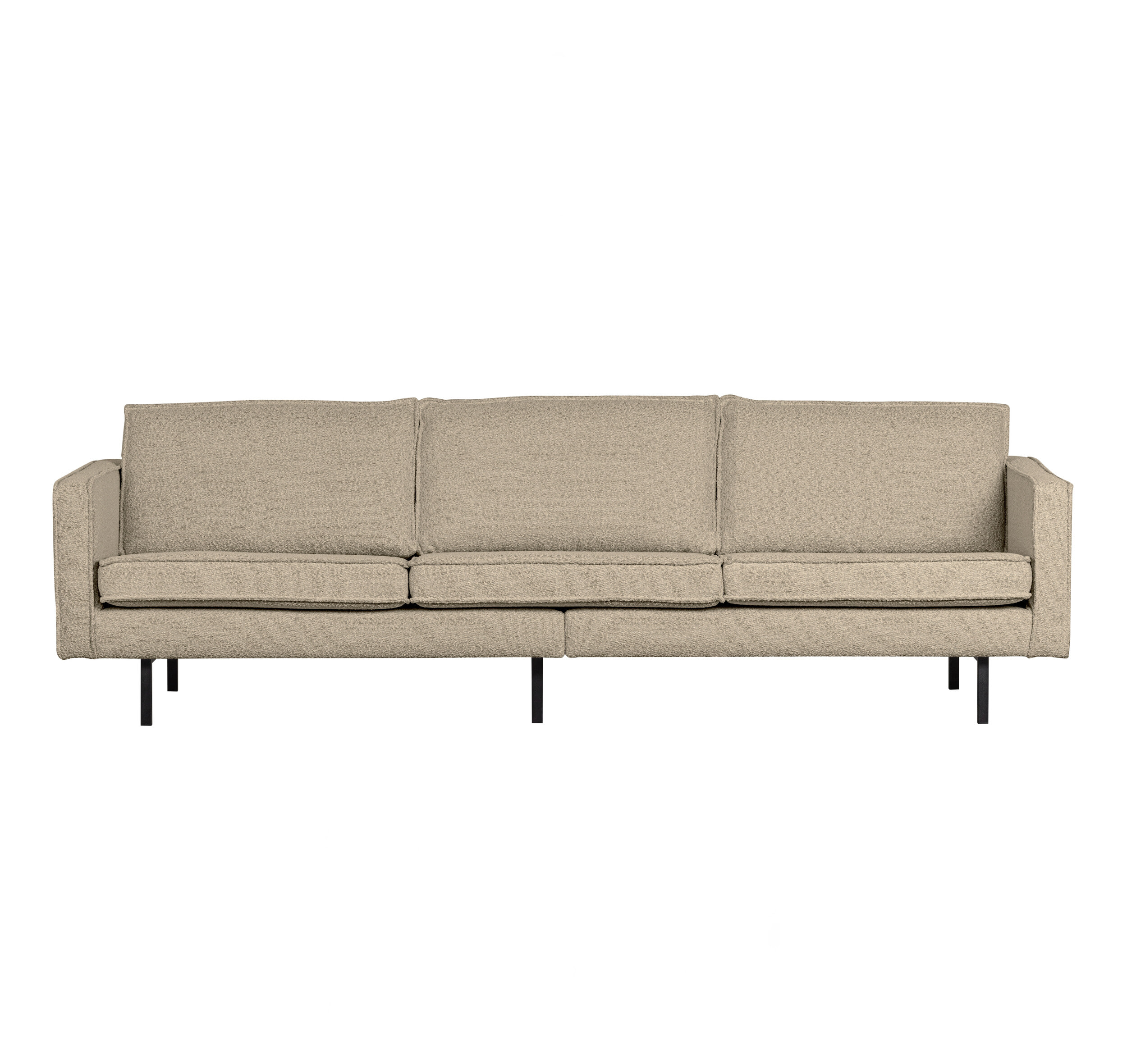 WOOOD 3-zits Bank Rodeo Bouclé - Beige - BePureHome | WOOOD
